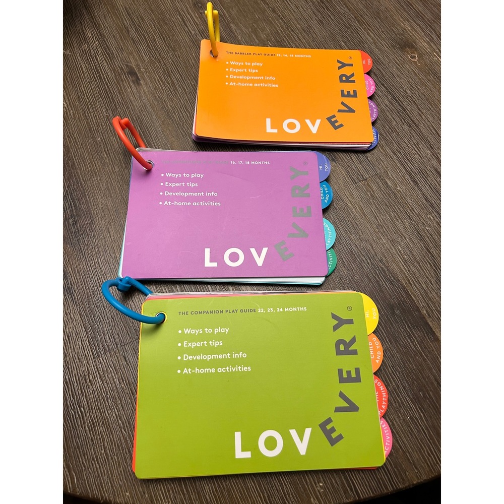 Lovevery Babbler Companion Play Guide Set 13 24 Mths Baby Development Activities